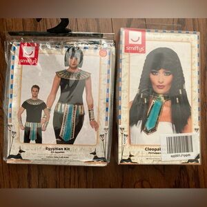 Cleopatra costume items - wig and accessories